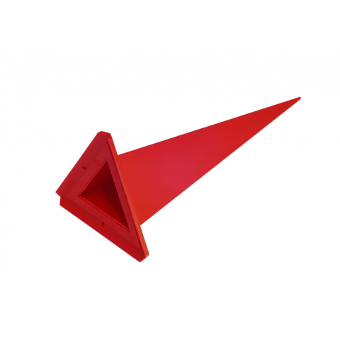 Ersatzzacke Dreieck für Herrnhuter Sterne ® a13 rot