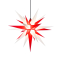 Herrnhuter Stern Kunststoff a7 (68 cm) für außen, weiß-rot