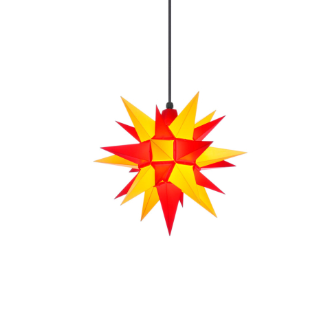 Herrnhuter Stern Kunststoff a4 (40 cm) für außen, gelb-rot