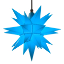 Herrnhuter Stern Kunststoff a4 (40 cm) für außen, blau