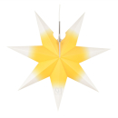 Annaberger Fensterstern weiß mit gelbem Kern, 43 cm