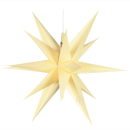 Annaberger Faltstern gelb, 58 cm ohne Beleuchtung