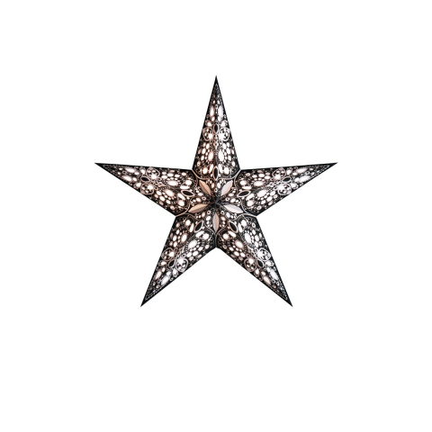 Starlightz Stern Rokoko blau weiß Leuchtstern Papier Stern Weihnachten Newstalgi