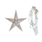 starlightz - raja small silver mit Beleuchtungskabel weiß 3,5 m