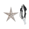 starlightz - raja small silver mit Beleuchtungskabel schwarz 4 m