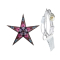 starlightz - jaipur small black/pink mit Beleuchtungskabel weiß 3,5 m
