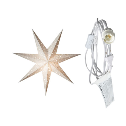 starlightz - cristal white mit Beleuchtungskabel weiß 3,5 m