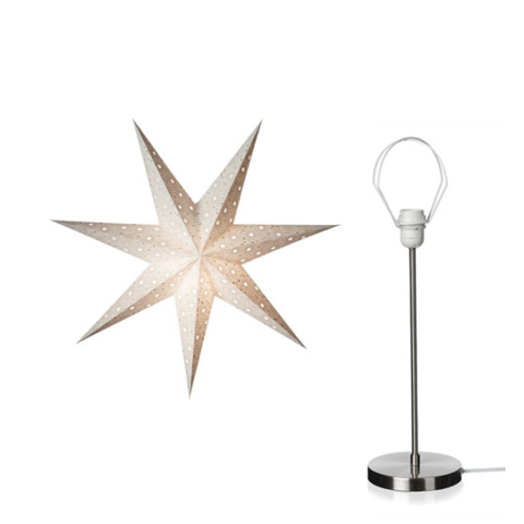 starlightz - cristal white mit Lampenfuß M