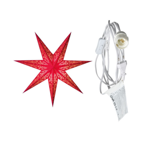 starlightz - lux red mit Beleuchtungskabel weiß 3,5 m