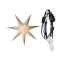starlightz - norah white mit Beleuchtungskabel schwarz 4 m