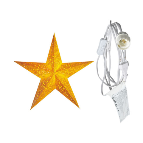 starlightz - mono yellow mit Beleuchtungskabel weiß 3,5 m