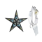 starlightz - jaipur black/turquoise mit Beleuchtungskabel weiß 3,5 m