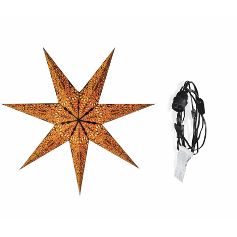 starlightz - indira safran mit Beleuchtungskabel schwarz 4 m